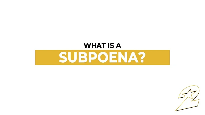 What is a subpoena?