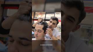 HE FELL ASLEEP IN THE BARBER'S CHAIR | ASMR SLEEP MASSAGE FROM BARBER #asmr #sleep #massage