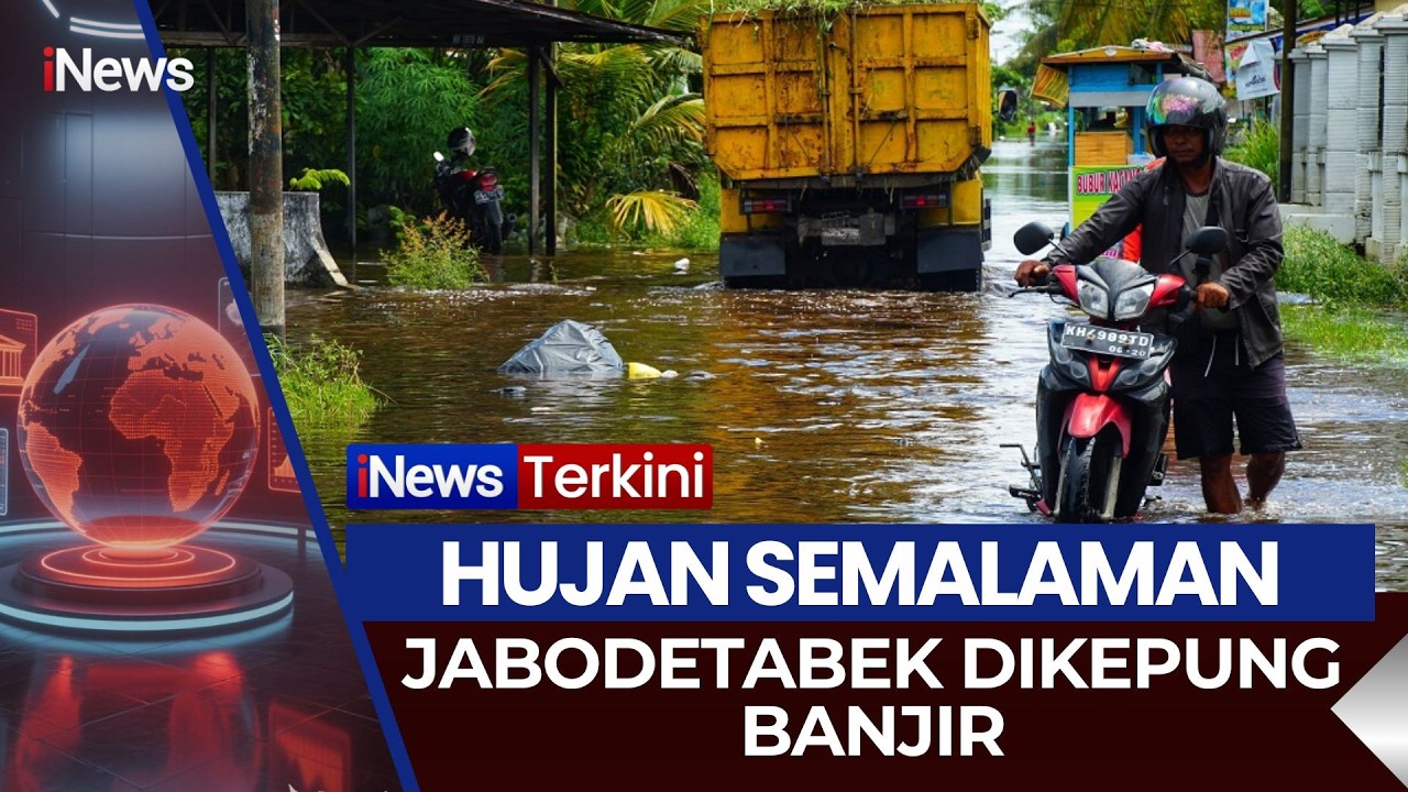 🔴LIVE HUJAN SEMALAMAN, JABODETABEK DIKEPUNG BANJIR (20/02)