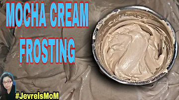 ADD COFFEE TO YOUR CREAM TO HAVE MOCHA ICING||MOCHA CREAM FROSTING