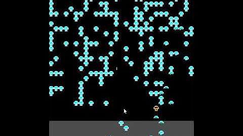 Atari-like Centipede arcade game written in TCL/TK. (homebrew arcade)