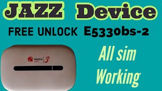 E5330bs-2 Mobilink Device Unlock | All Mobilink 2022 Wi-Fi Device Unlock | Jazz Huawei Device Unlock