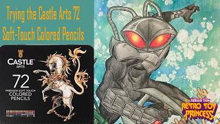 Trying the Castle Arts 72 Soft-Touch Colored Pencil Set screenshot 3
