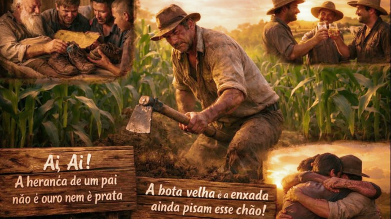 Ele herdou apenas uma ENXADA velha, mas o que estava dentro dela mudou sua vida! 🪕😭