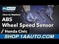 How to Replace Front ABS Wheel Speed Sensor 2006-11 Honda Civic