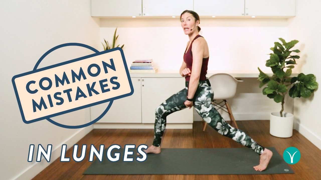 FIX YOUR LUNGES | How to lunge correctly in yoga (yes, it does matter ...
