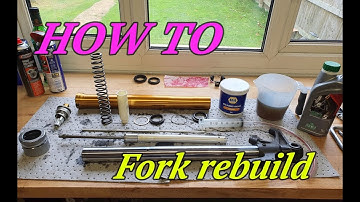 How to service, modify & rebuild upside down forks (Triumph 675)