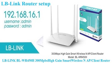 LB-Link BL WR450H 300Mbps Wireless AP Router Setup as Secondary Router | Technical Hakim #LBlink