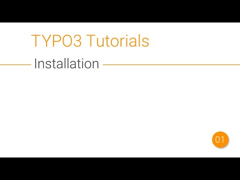 TYPO3 Tutorial - Installation [001]