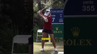 How Lydia Ko creates insane lag 😳 #golf #golfswing