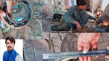 Making chisel from an old bearing basic blacksmithing