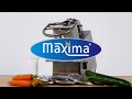 Vidéo: Coupe-légumes professionnel, 450 kg/h - 5 disques inclus, 750 W - 220V - MONO