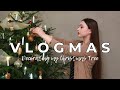 VLOGMAS | Decorating my tree with a table runner? 🎄