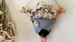 ミモザ】ドライフラワーのミモザで作るリース - YouTube