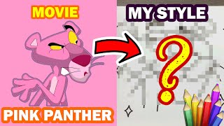 How To Draw Pink Panther Face Step By Step Beginner Guide | Drawing Tutorial