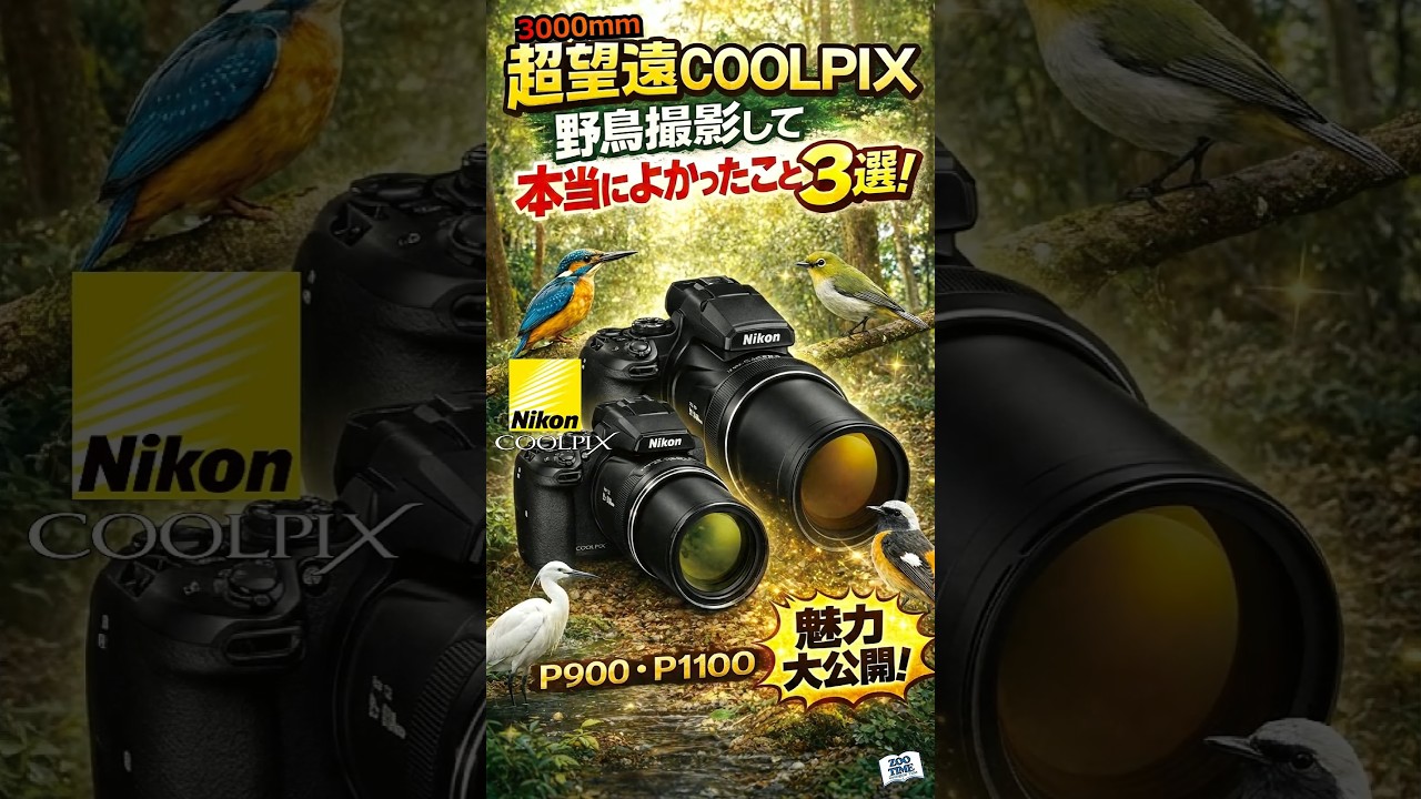 A New World of 3000mm Super Telephoto Lenses] Three Ways the