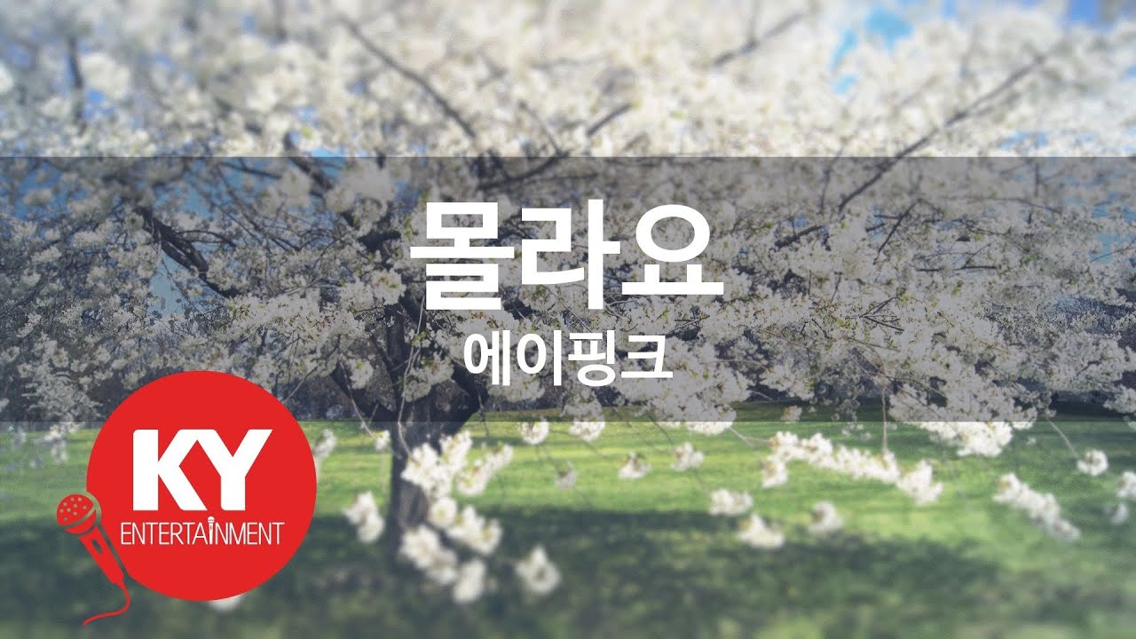 몰라요 - 에이핑크 (KY.47366) [KY 금영노래방] / KY Karaoke