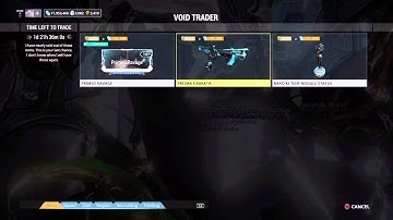 Warframe Void Trader! (PS4) 8/21-8/23