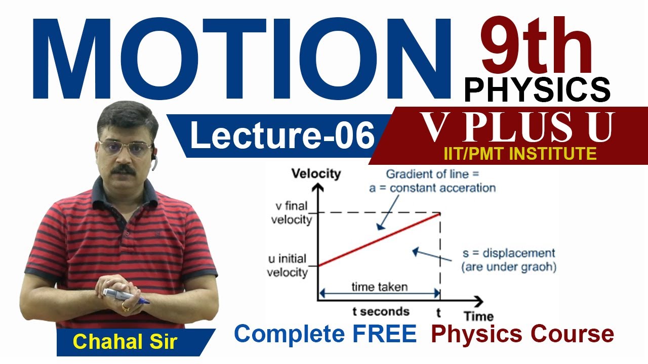 Motion Lecture 06 Equation Of Motion Stopping Distance