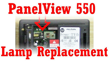 Replace your PanelView 550 Backlight with an new LED Lamp