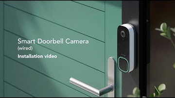 Installing your ecobee Smart Doorbell Camera (wired).