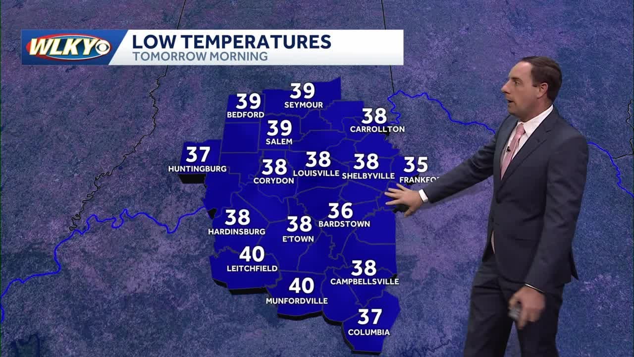 Clear and chilly tonight with frost possible - YouTube