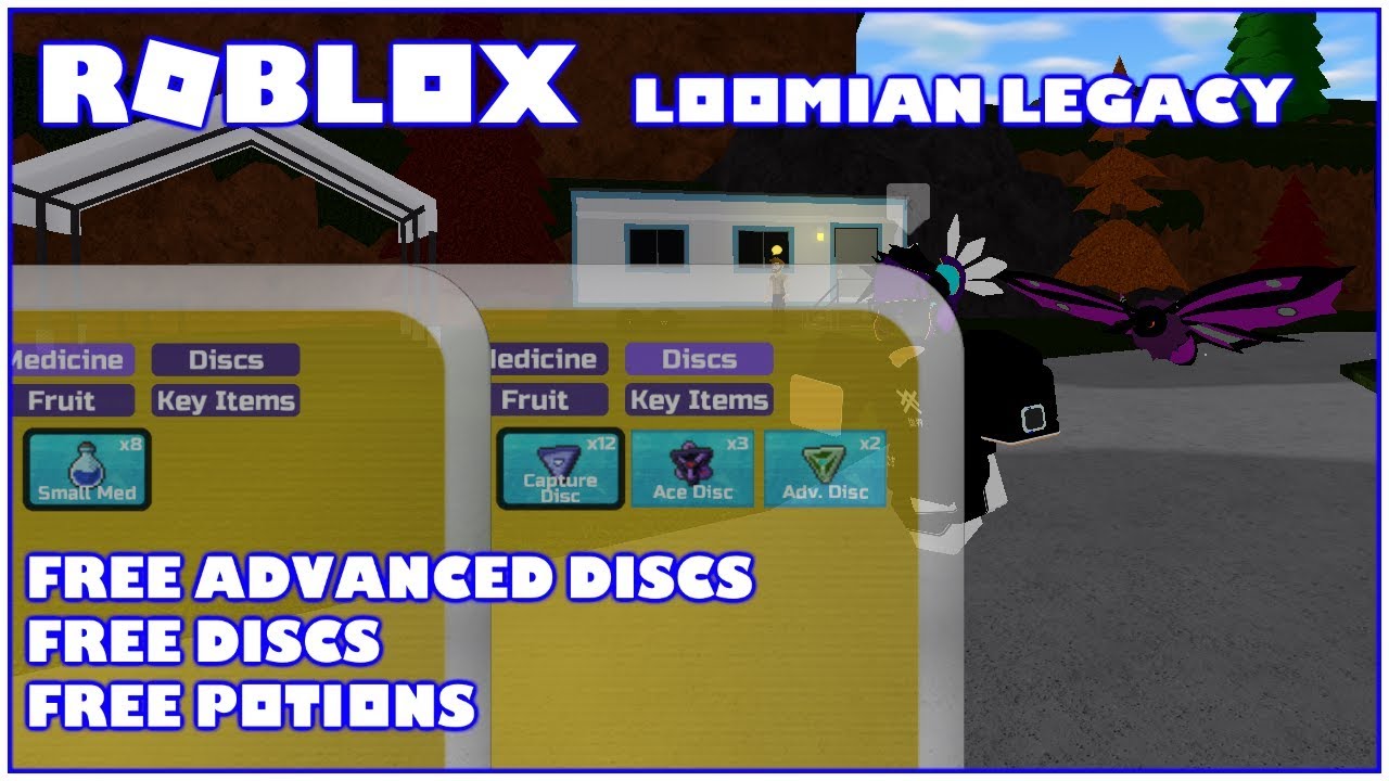 Roblox Loomian Legacy Free Advanced Discs, Free Discs and Potions YouTube