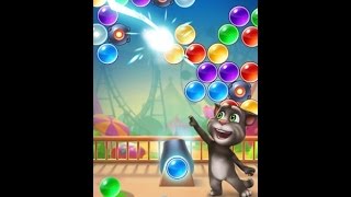 Talking tom bubble shooter Android game play HD screenshot 5