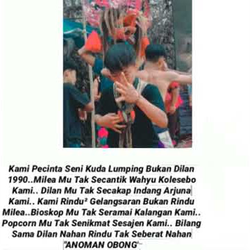 story wa anak seni kuda kepang