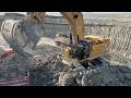 Caterpillar 395 Excavator Loading Overburden On 4 Axle Trucks - Sotiriadis Mining Works 4k