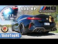 BMW M8 Competition 823HP MANHART 0-311km/h ACCELERATION & TOP SPEED by AutoTopNL