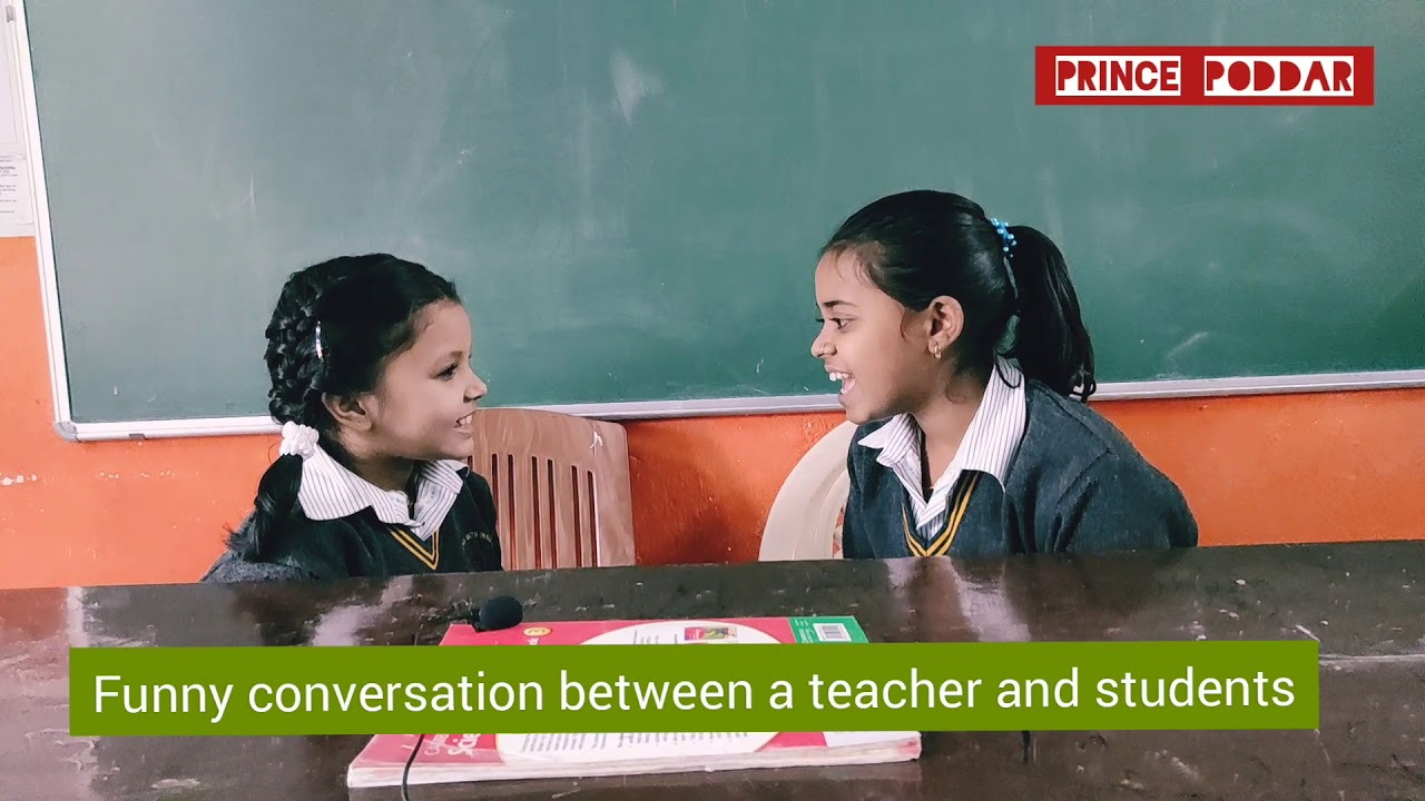 Funny conversation between students and teachers. # very Funny video ...