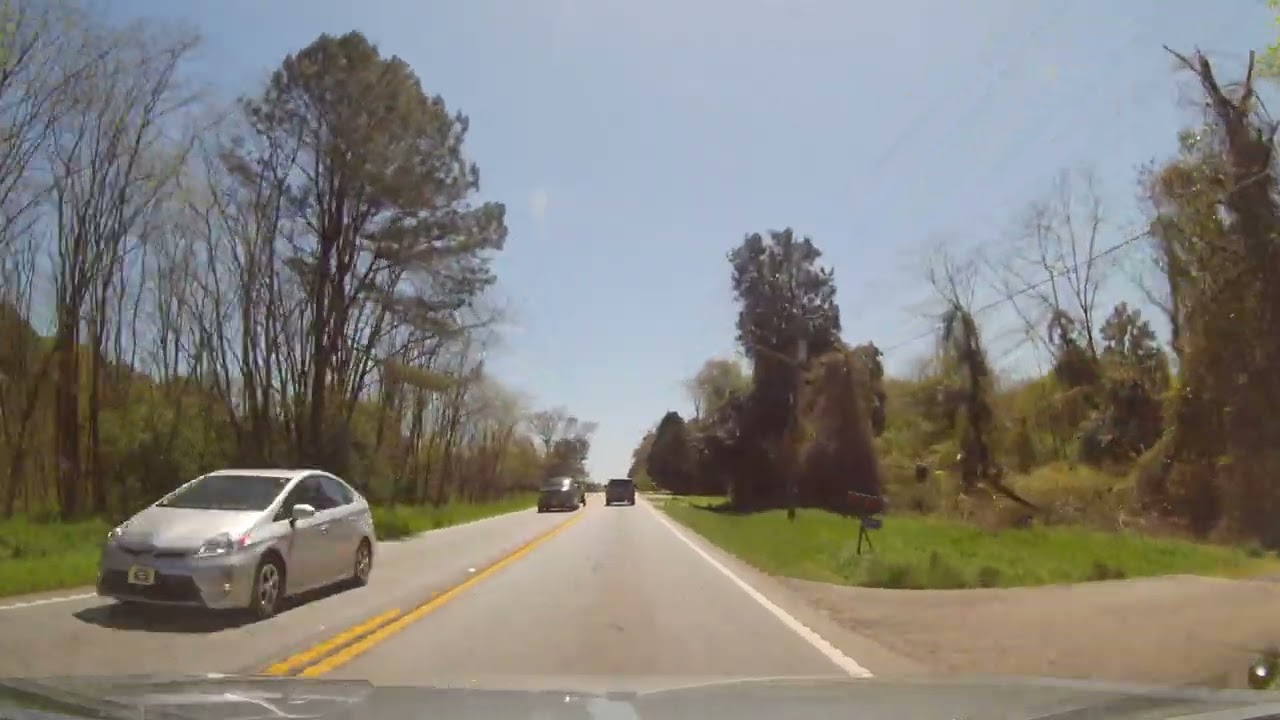 Driving through Bishop, Georgia