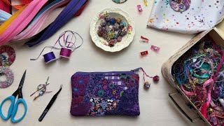 Creative Journal | Sew a Beautiful Zipper Pouch | Baubles and Textile Merriment | Sew a Useful Bag