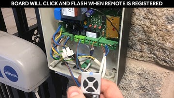 Gate Auto - How to program the Liftmaster TX4 gate remote control