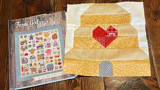 Busy Beehive Quilt Block | Lori Holt Quilt Block