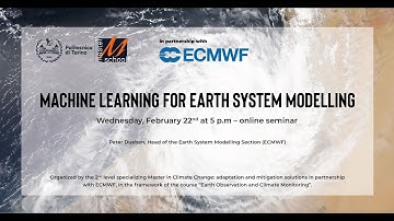 Machine Learning for Earth System Modelling – ECMWF Webinar
