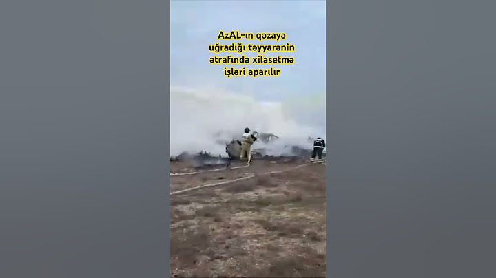 AzAL-ın Bakı-Qroznı sərnişin təyyarəsi qəzaya uğrayıb