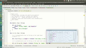 Android Kotlin Tutorial #152 - Type Checks and Casts - Smart Casts