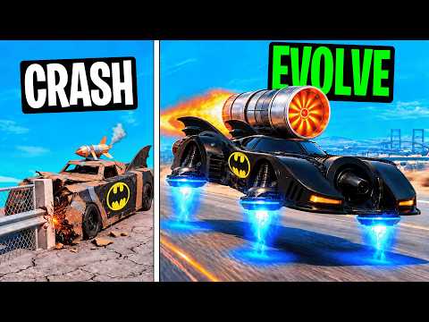 Every Time I Crash, My Batmobile EVOLVES in GTA!