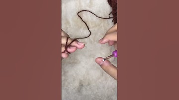 How to make a slip knot for beginners!