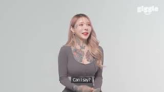 Koreans Meet a Girl Covered With Tattoos!!