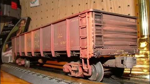 Weathering MTH O Scale Model Trains, My attempt anyway.