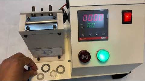 Semi automatic piece counting machine
