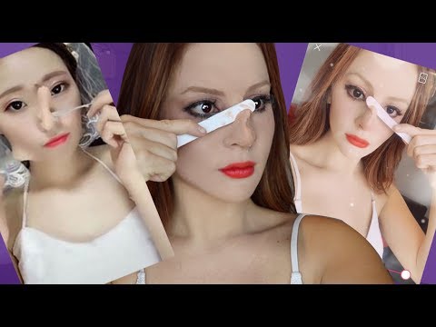 Vídeo: Maquiagem Viral Asiática: Como As Mulheres Chinesas Mudam Com Maquiagem, Fita E Narizes De Silicone