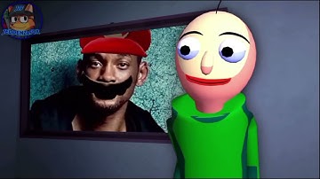 Baldi Reacts To Mario Plays Baldi