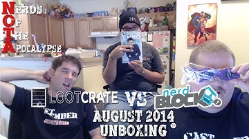 Loot Crate VS Nerd Block August 2014 Unboxing
