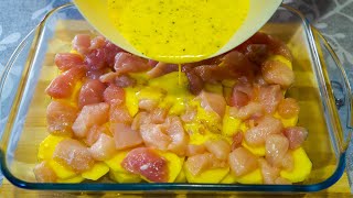 У ВАС ЕСТЬ 1 КУРИНОЕ ФИЛЕ Тогда приготовьте этот невероятно вкусный ужин в духовке