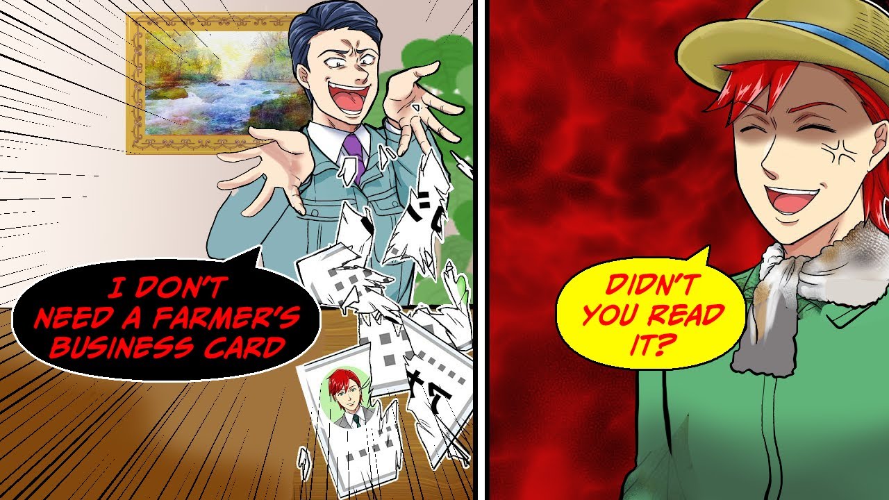 My client company's point of contact person said my business card wasn't worth taking