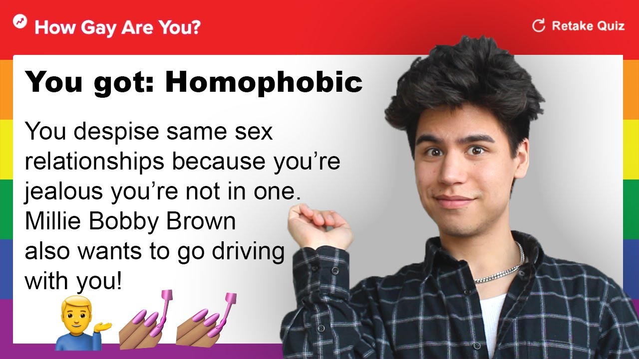 taking a quiz to find out if i am gay YouTube